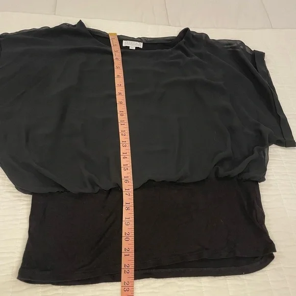 Joseph A Elegant Black Women's Top Size Large. - Picture 6 of 10